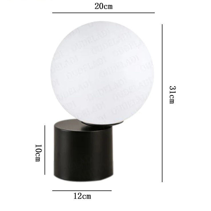 Lampy stołowe SphereGlow | Szklana kula