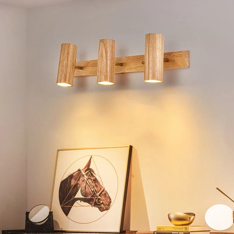 NordicGleam - Lampa ścienna Walnut Twist