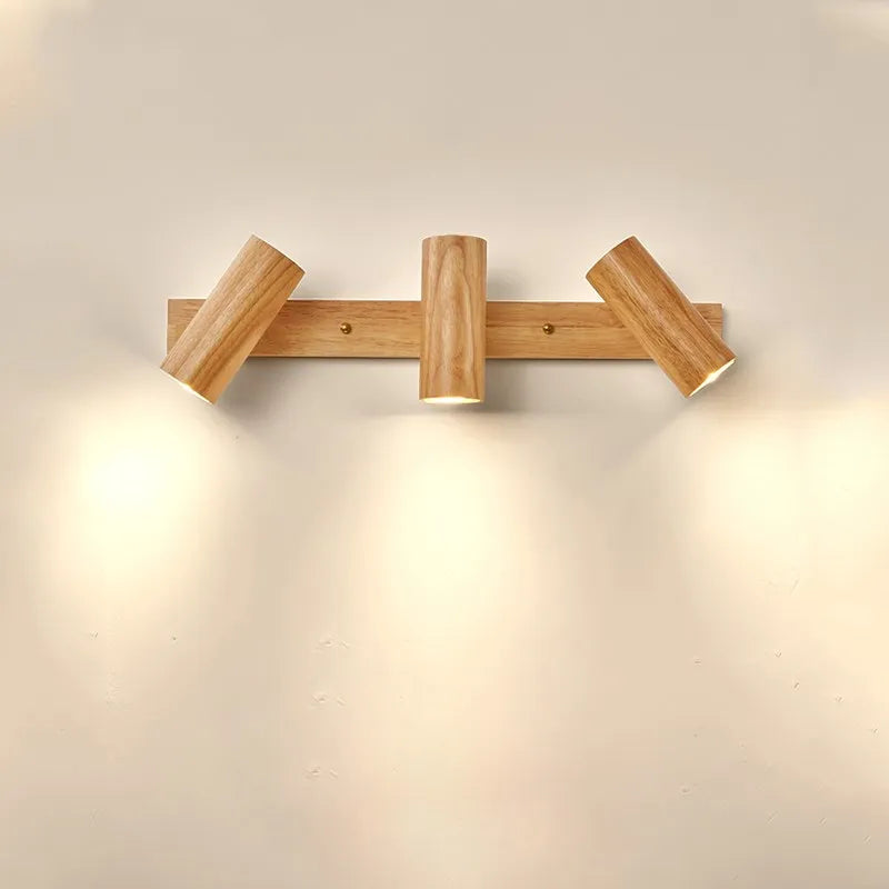 NordicGleam - Lampa ścienna Walnut Twist