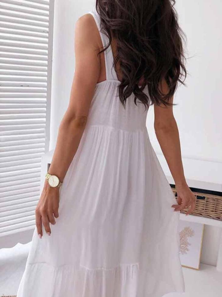 AS | Elegancka koronkowa sukienka boho
