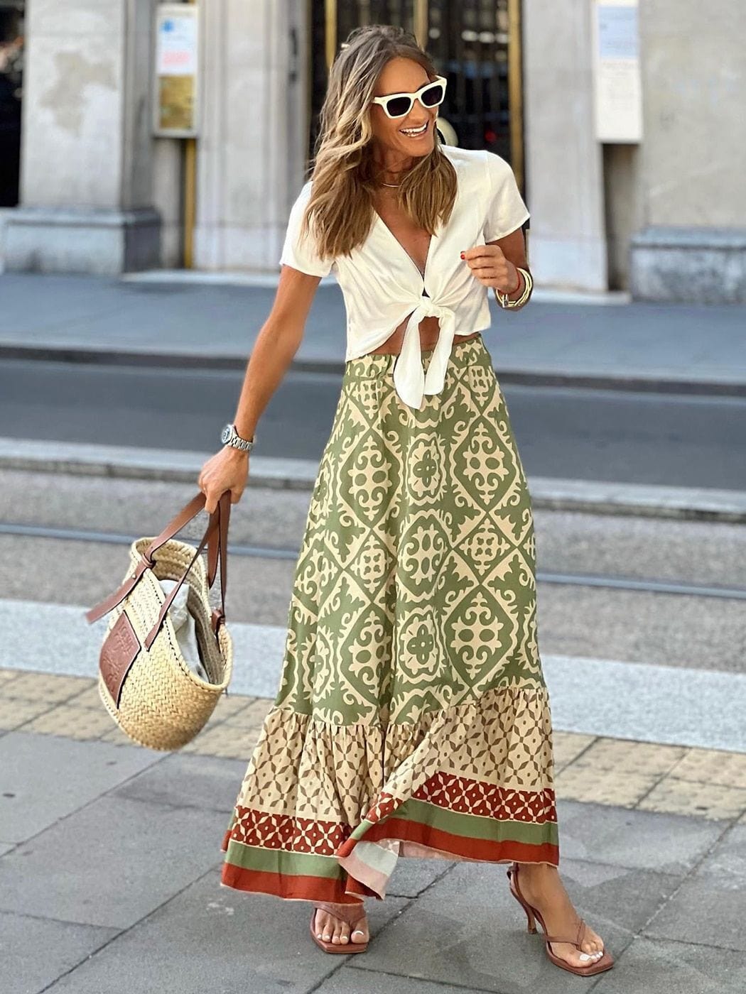 AS | Stylowa spódnica boho