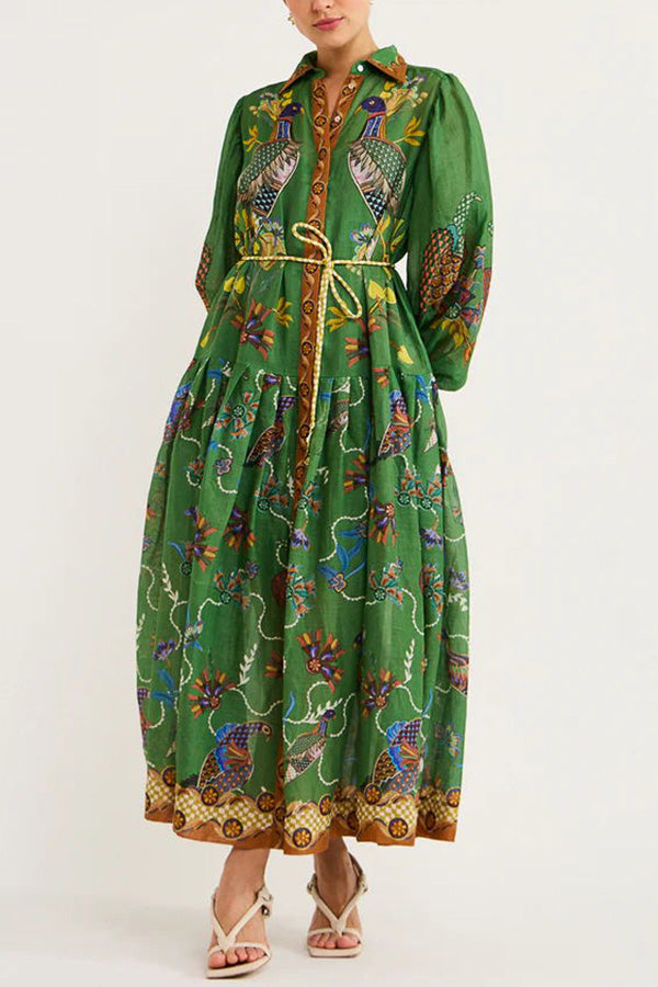 LB | Sukienka midi Majestic Garden