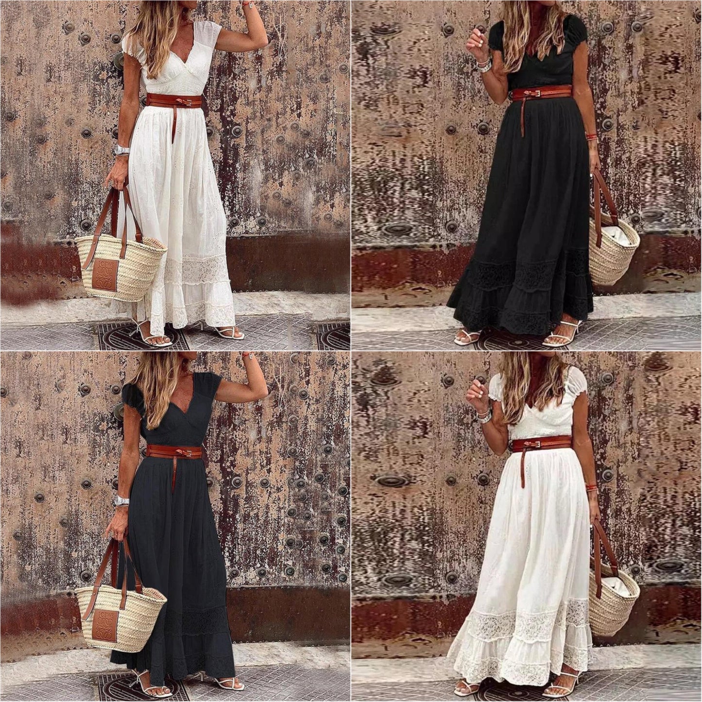 LB | "Carlina" designerska sukienka maxi
