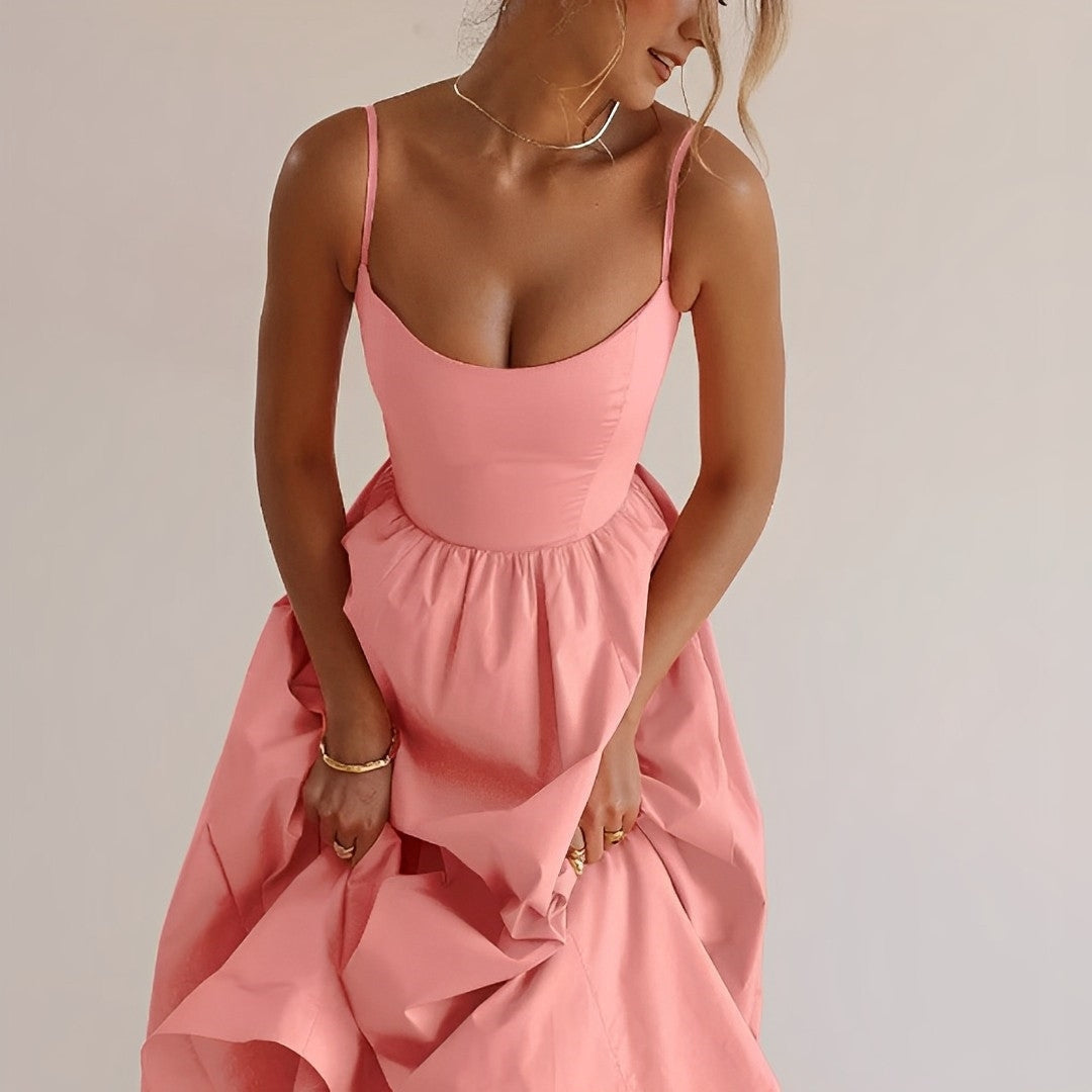 LB | Stylowa letnia sukienka midi
