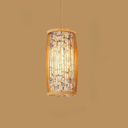 BambooHarmony | Spokojna lampa wisząca do herbaciarni