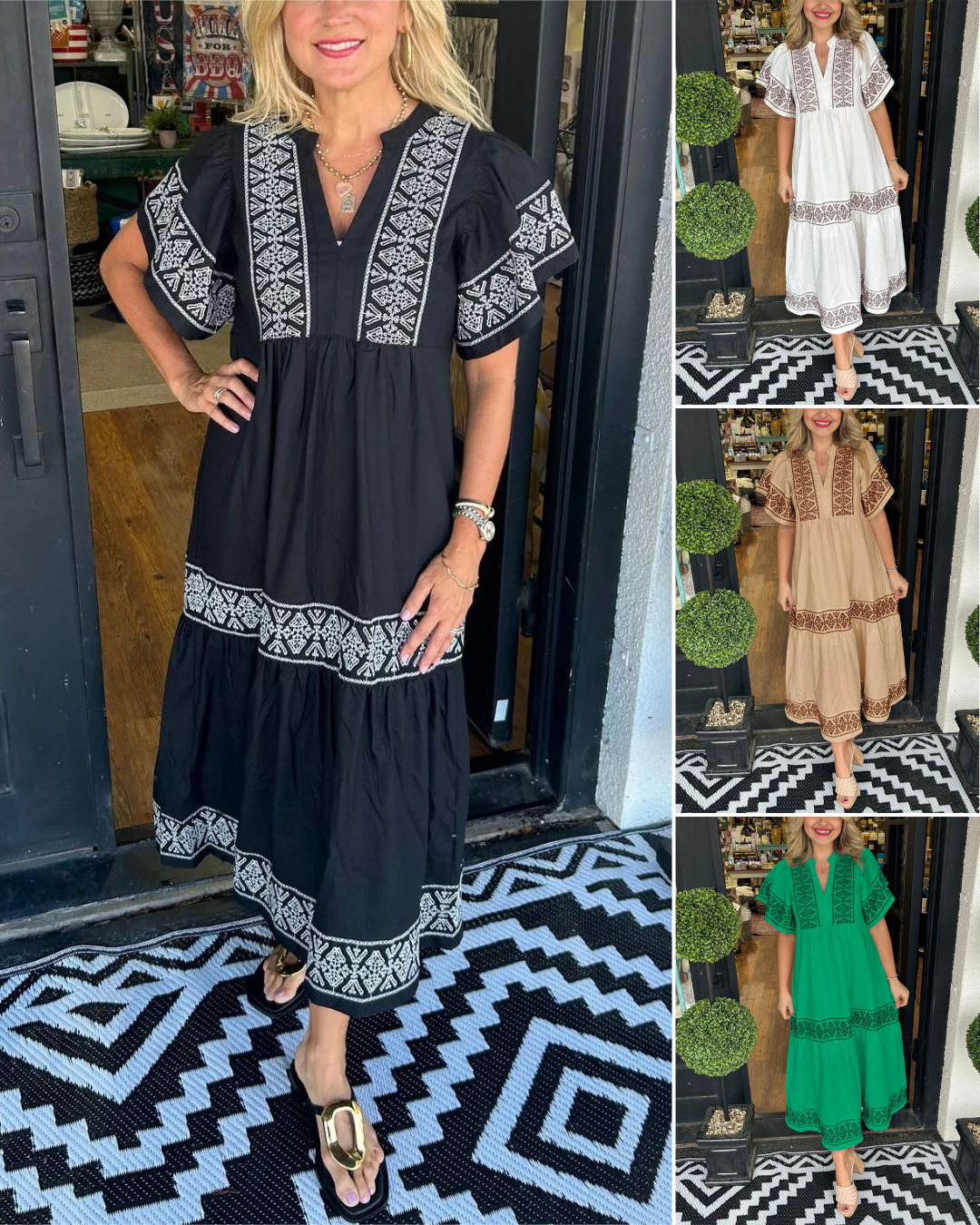 LB | Sukienka maxi boho