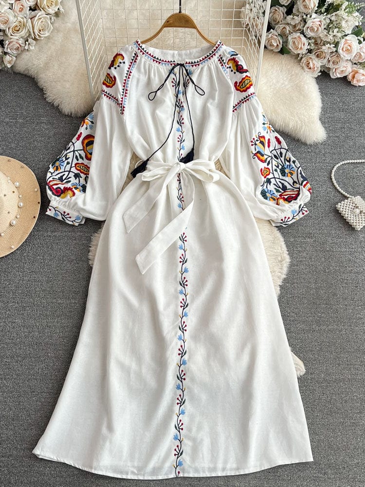 AS | Haftowana sukienka vintage