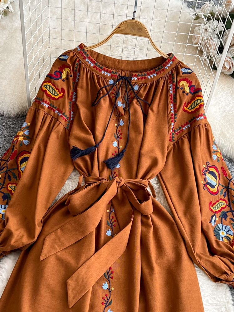 AS | Haftowana sukienka vintage