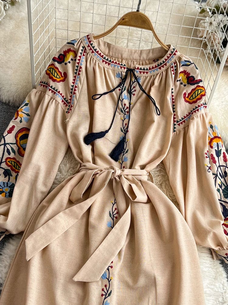 AS | Haftowana sukienka vintage