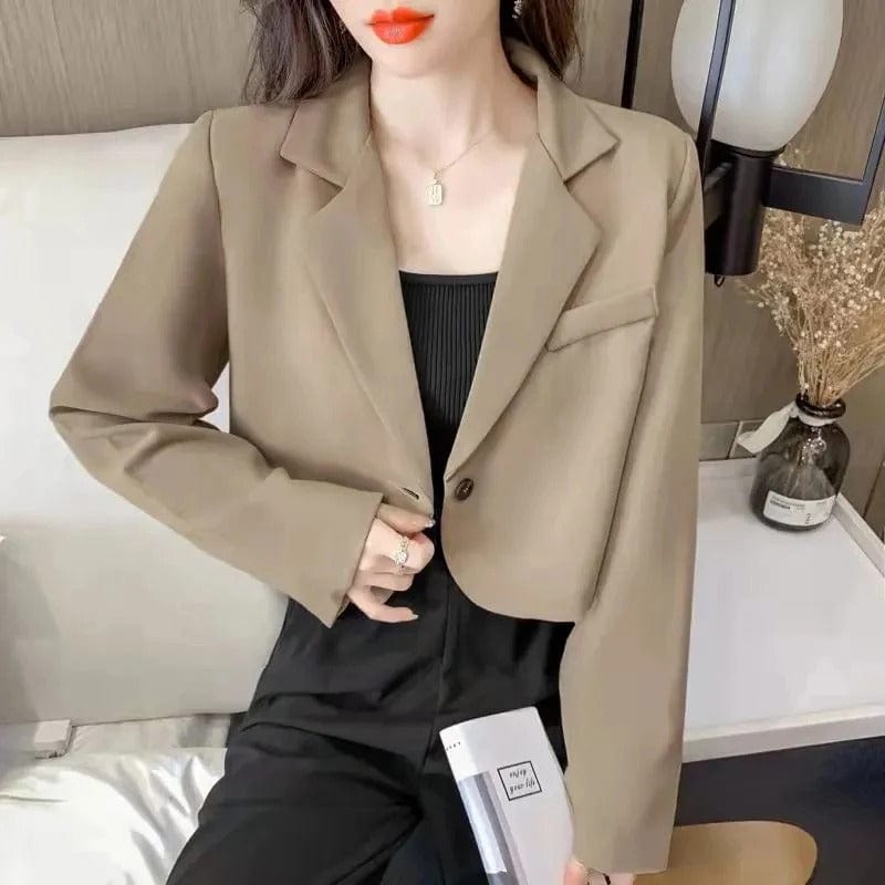 AS | Fashion Cropped Blazer Jacket