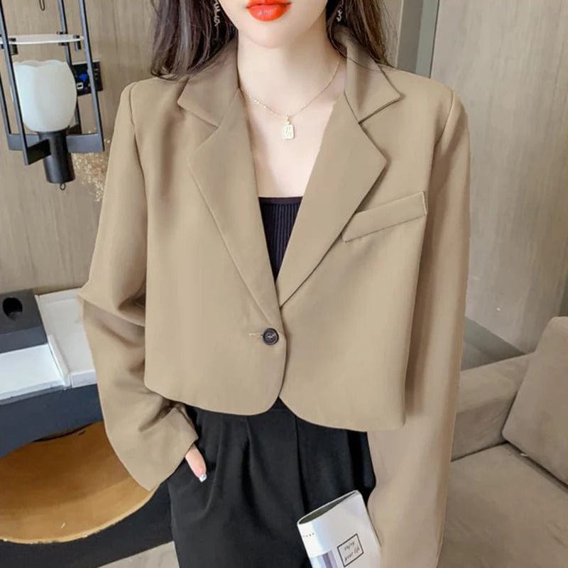 AS | Fashion Cropped Blazer Jacket