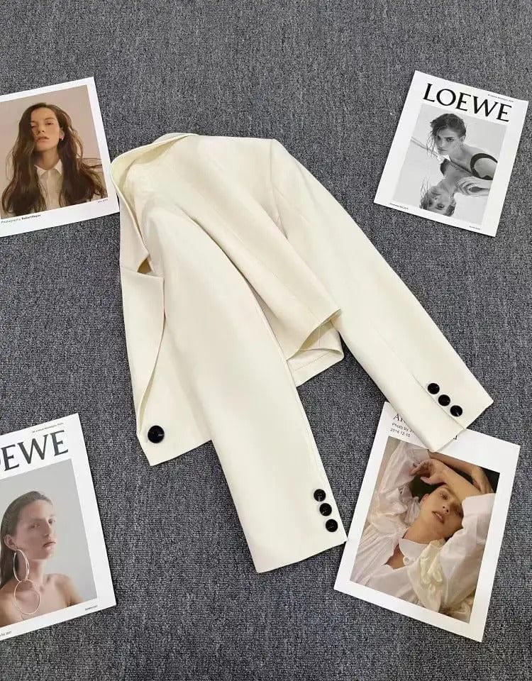 AS | Fashion Cropped Blazer Jacket