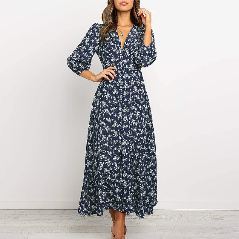 LB | Elegancka, zwiewna sukienka maxi dla kobiet