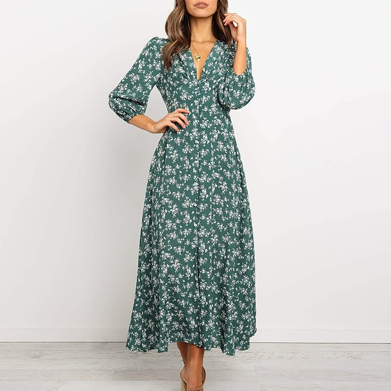 LB | Elegancka, zwiewna sukienka maxi dla kobiet