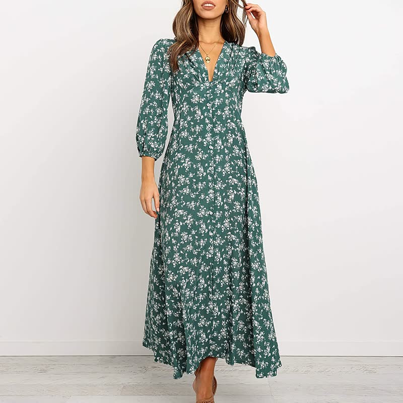 LB | Elegancka, zwiewna sukienka maxi dla kobiet