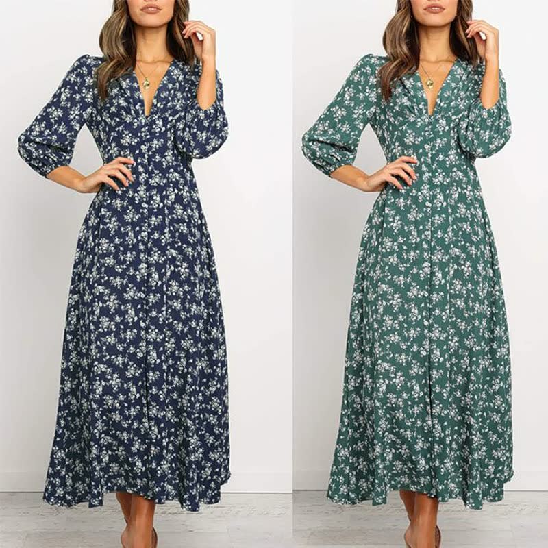 LB | Elegancka, zwiewna sukienka maxi dla kobiet
