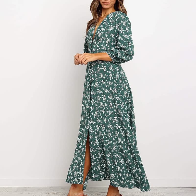 LB | Elegancka, zwiewna sukienka maxi dla kobiet