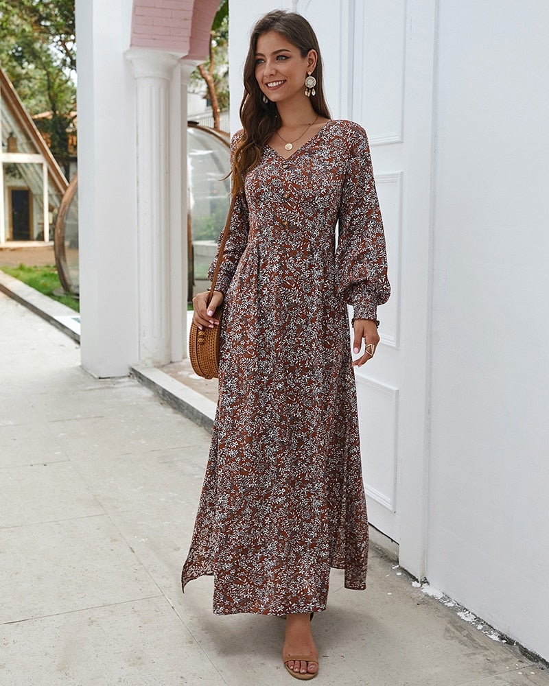 LB | "Nadin" Elegancka sukienka maxi