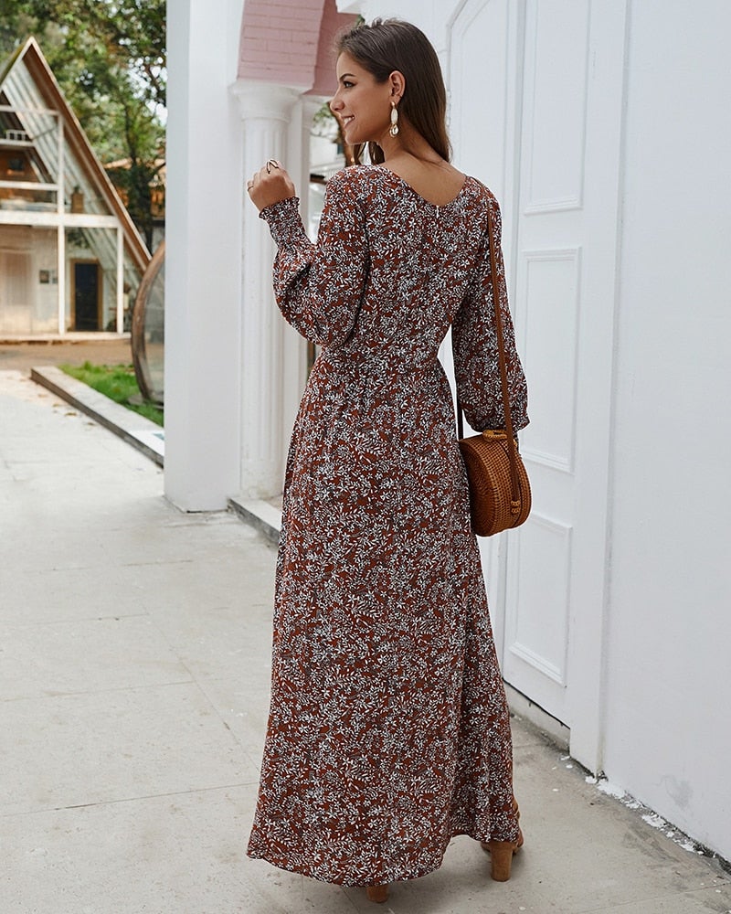 LB | "Nadin" Elegancka sukienka maxi