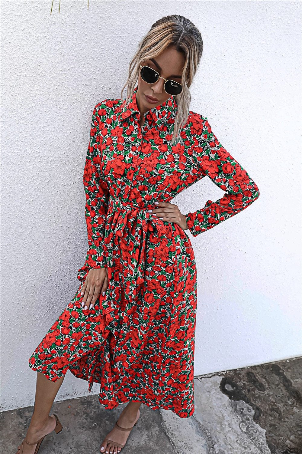 LB | "Miriam" designerska sukienka maxi