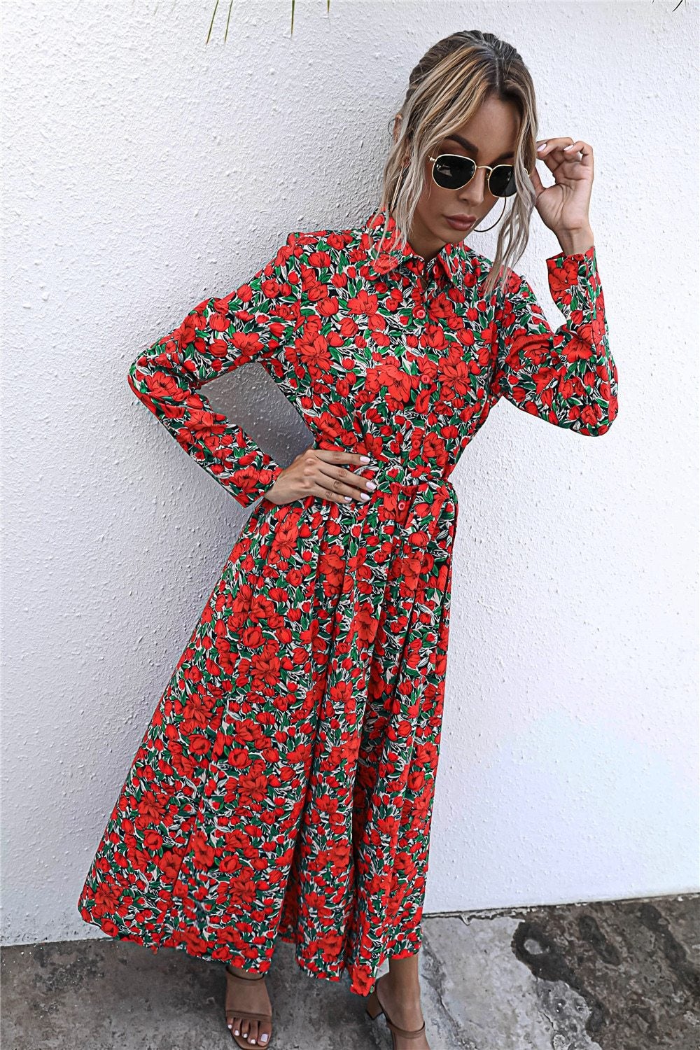 LB | "Miriam" designerska sukienka maxi