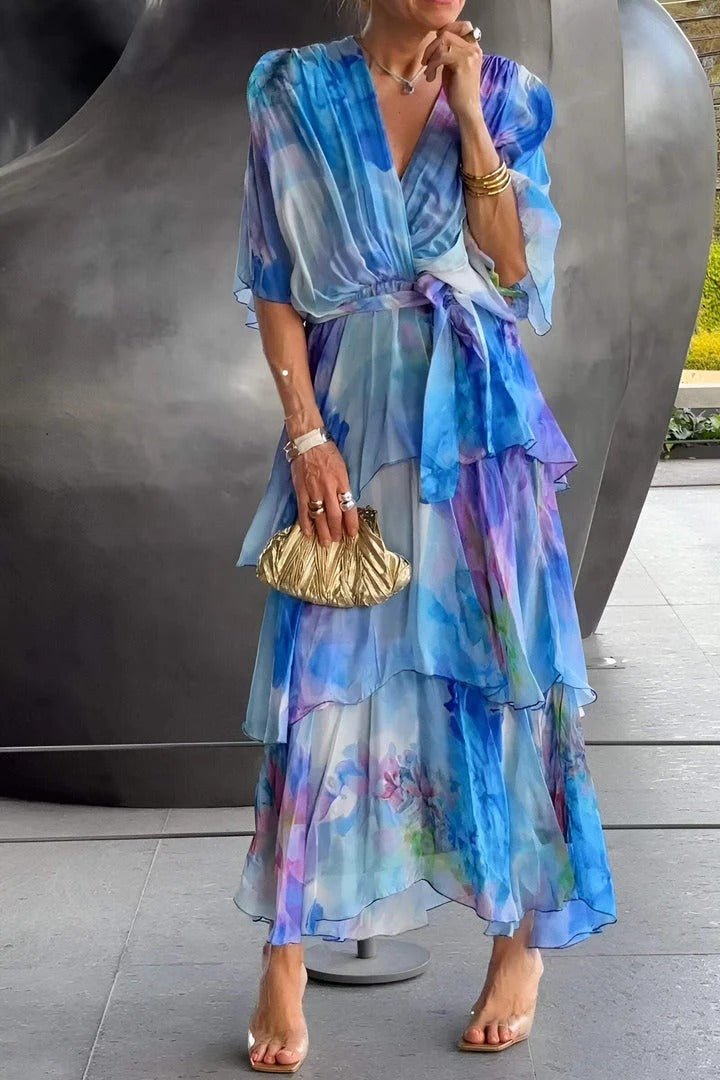LB | Elegancka sukienka maxi