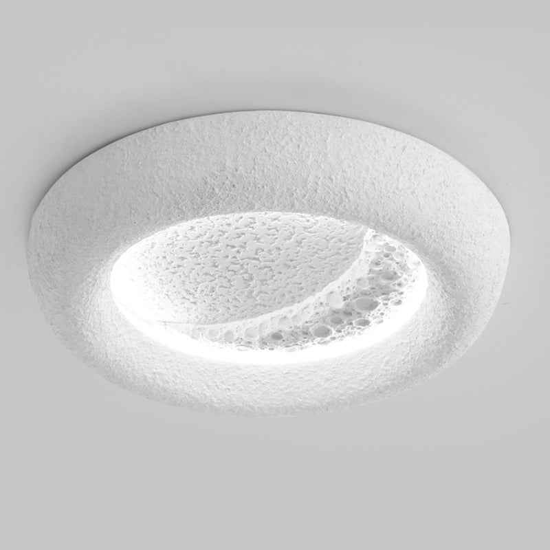 LuxeGlow | Elegancki okrągły kinkiet z żywicy