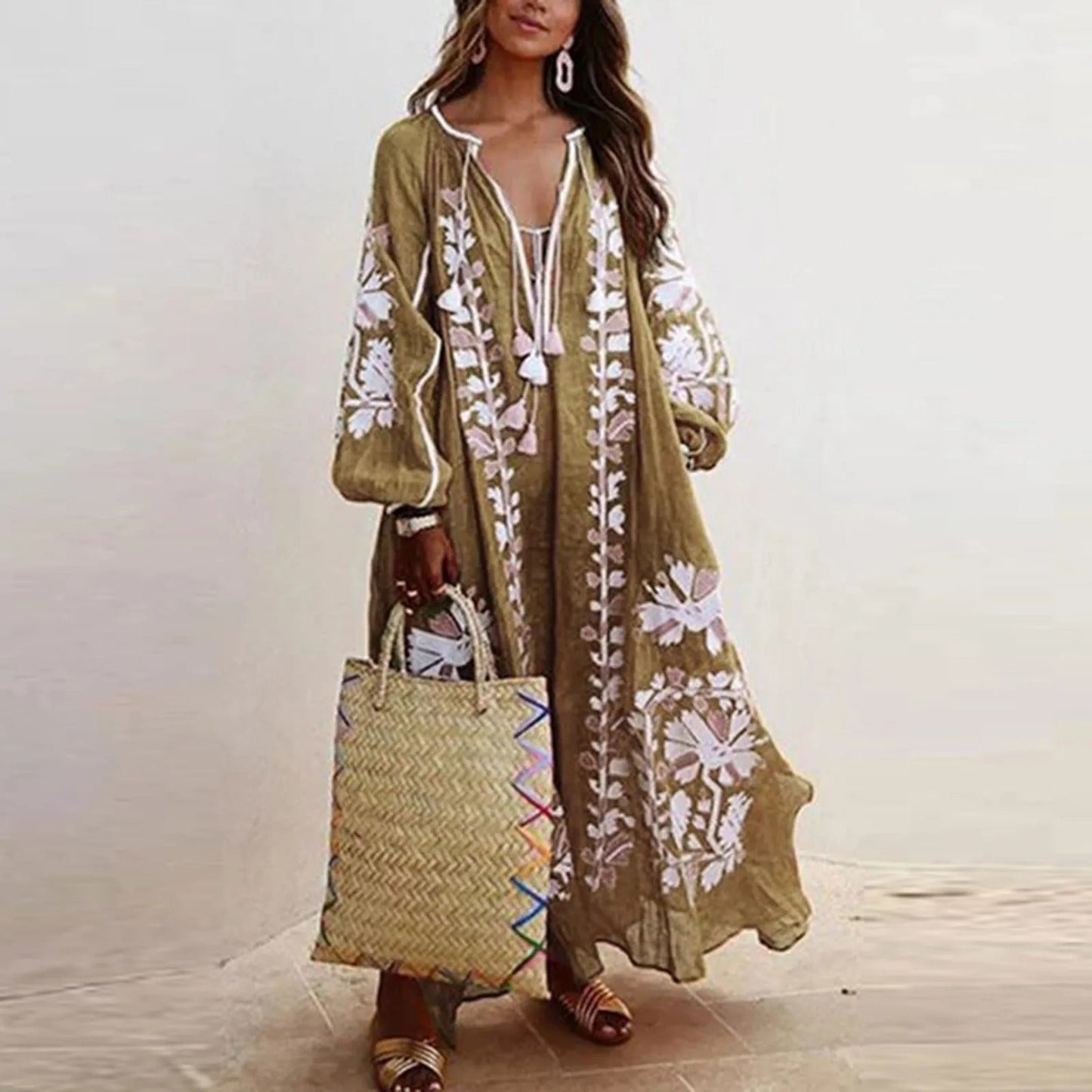 AS | Sukienki oversize z nadrukiem vintage