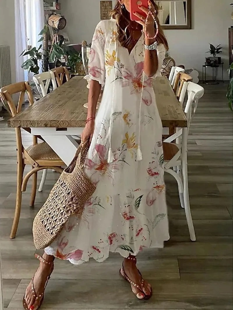 LB | Damska sukienka maxi w stylu boho