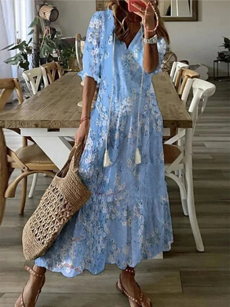 LB | Damska sukienka maxi w stylu boho