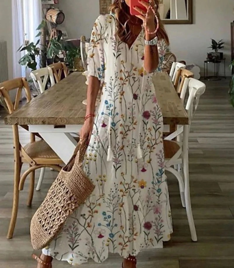 LB | Damska sukienka maxi w stylu boho