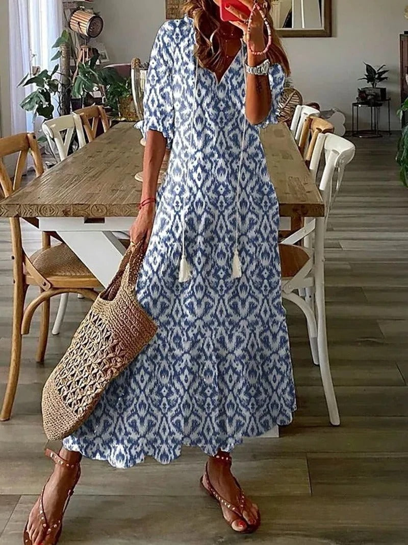 LB | Damska sukienka maxi w stylu boho