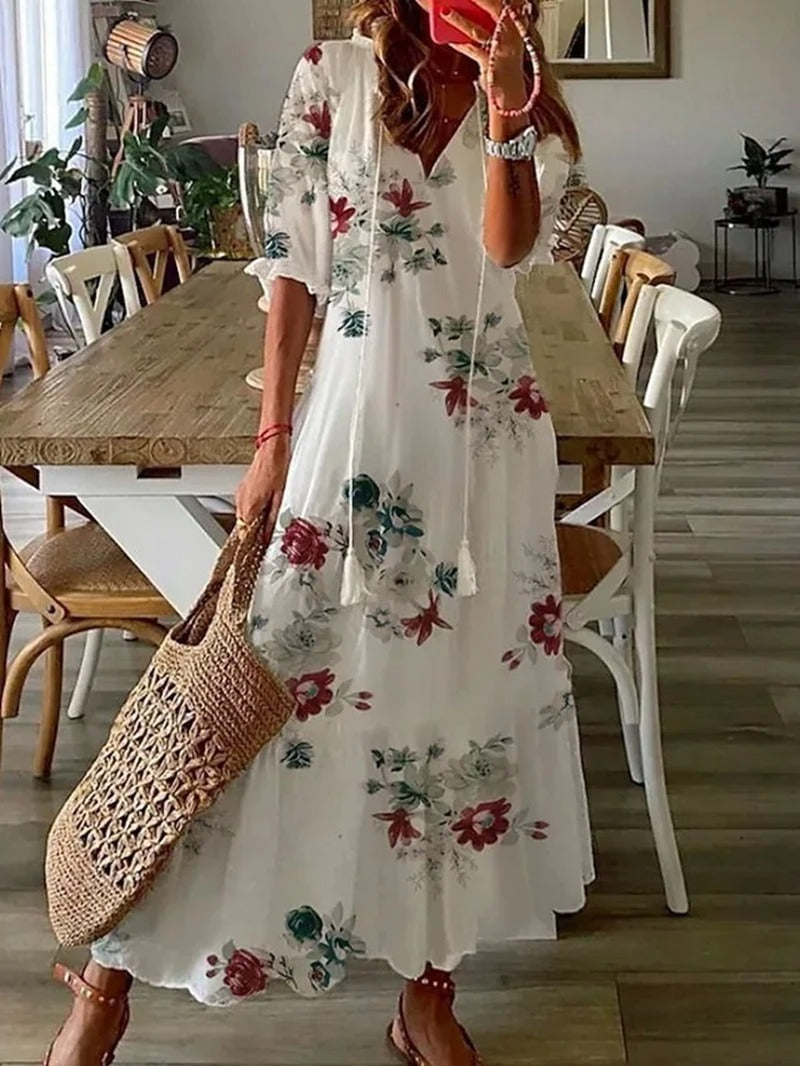 LB | Damska sukienka maxi w stylu boho