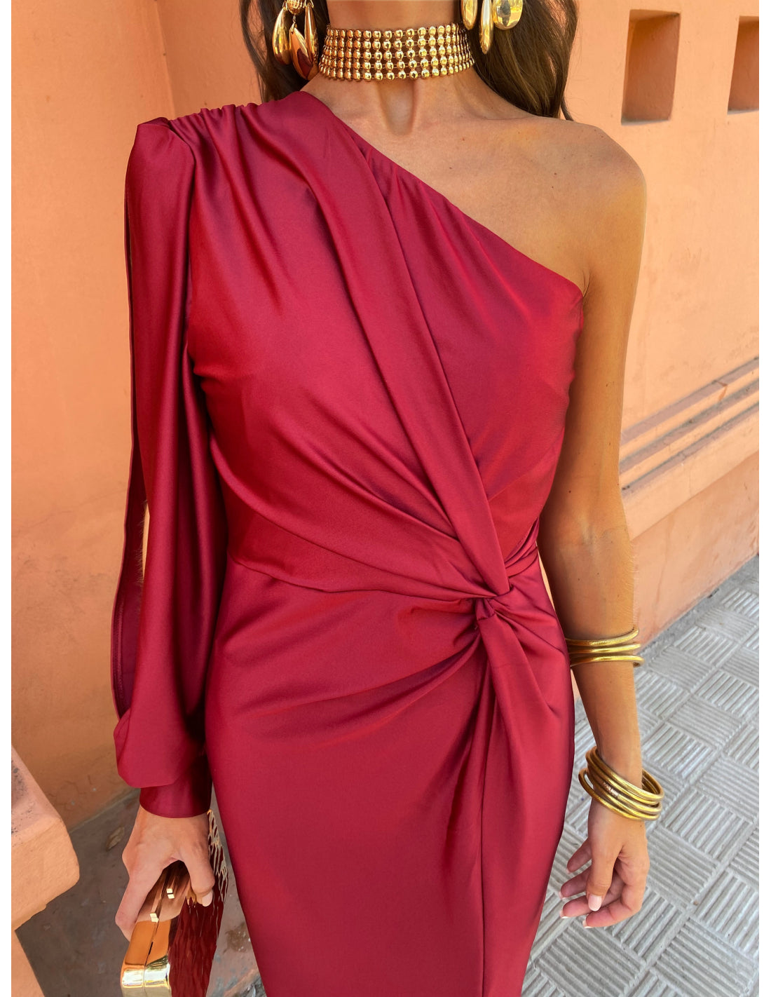 LB | Elegancka sukienka maxi na specjalne okazje