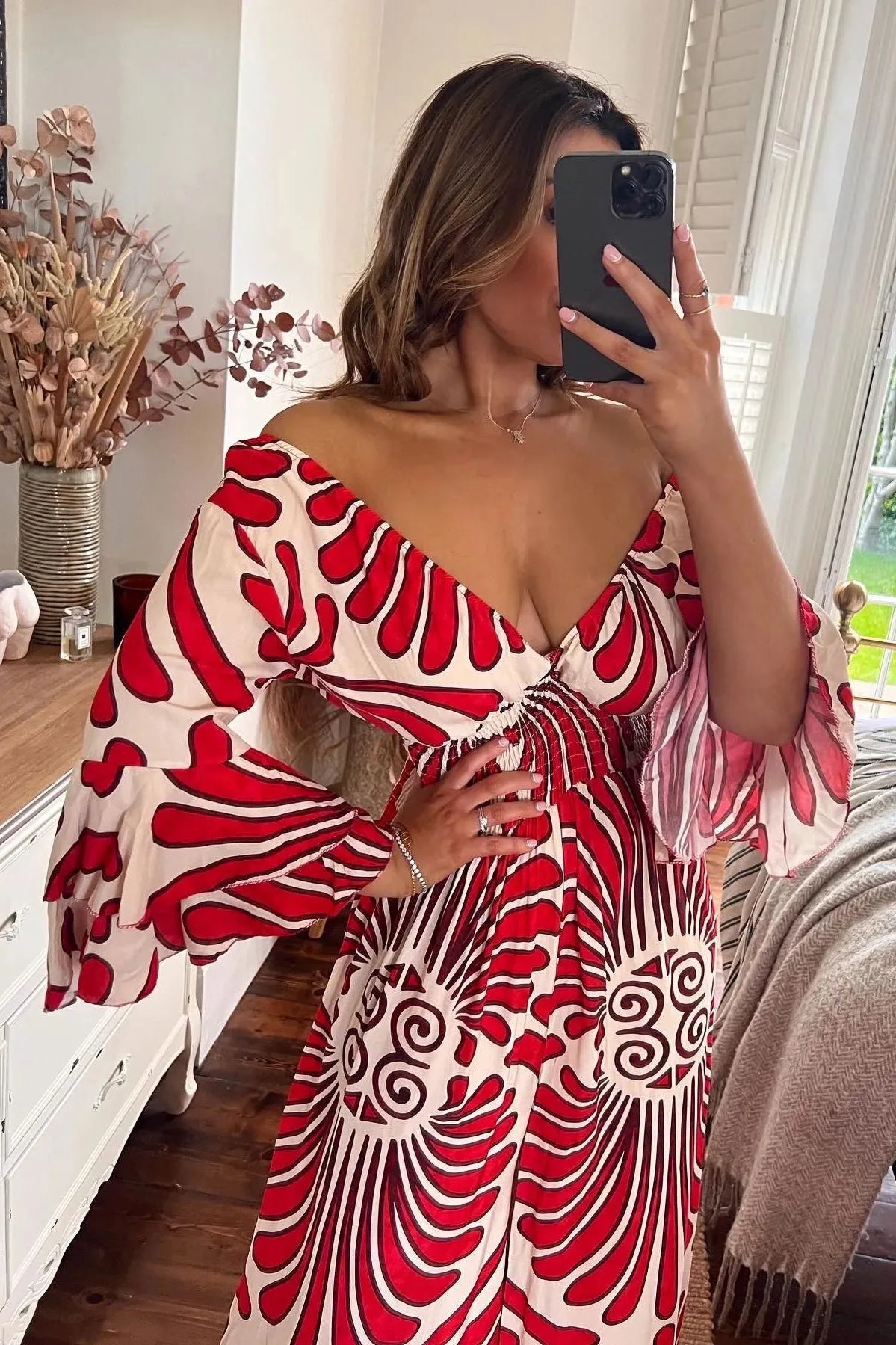 LB | Kombinezon z falbanami i kwiatami w stylu vintage