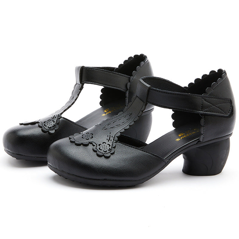 LB | Ponadczasowe buty w stylu vintage na obcasie