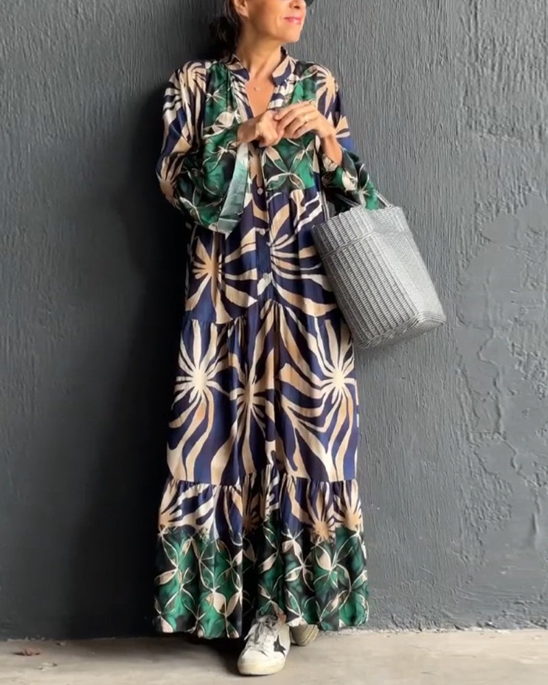 LB | Sukienka maxi Tropical Bloom