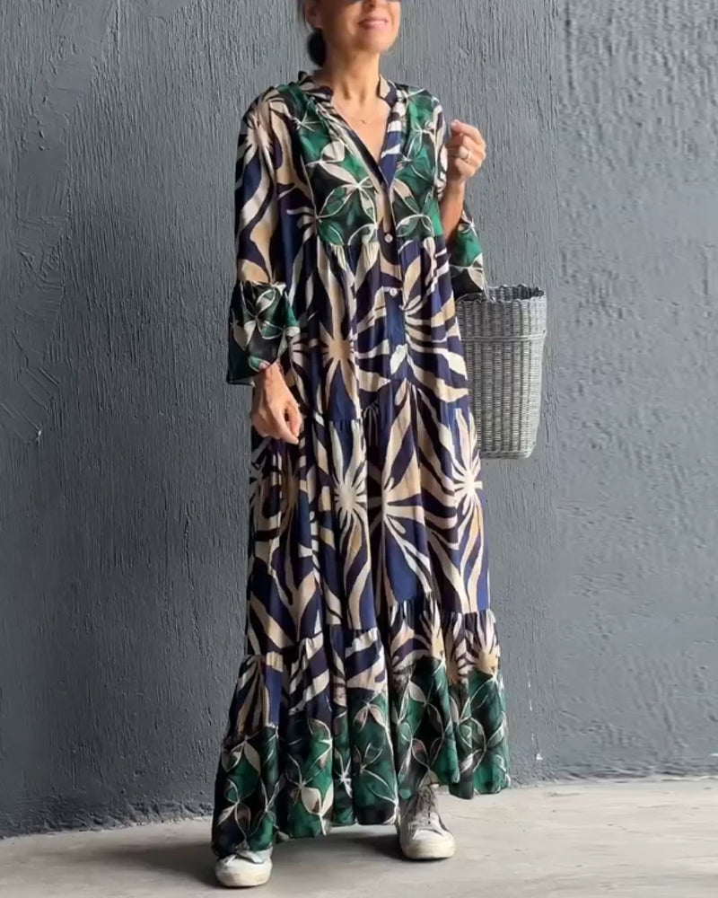 LB | Sukienka maxi Tropical Bloom