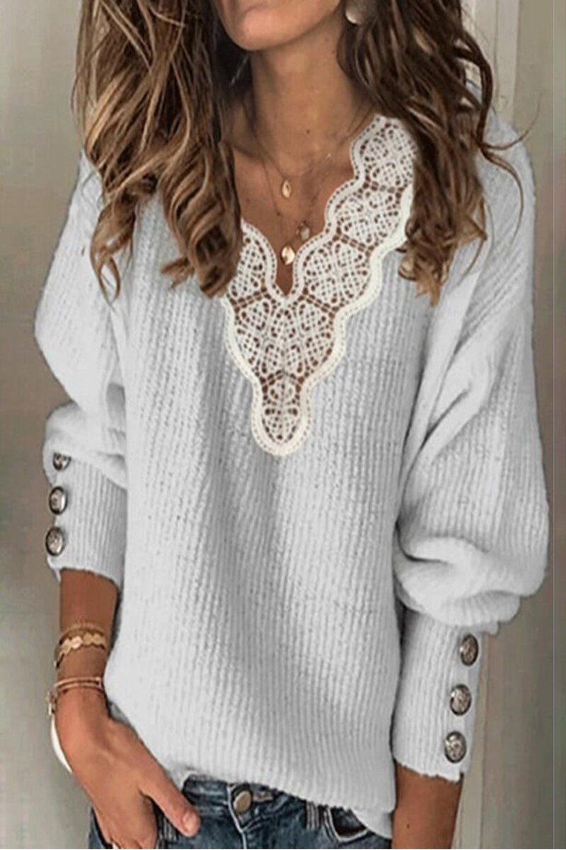 LB | Dopasowany i elegancki sweter