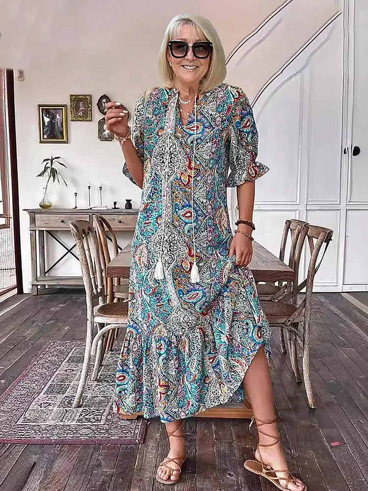 LB | KAREN ���� BOHO DREAM MAXI DRESS