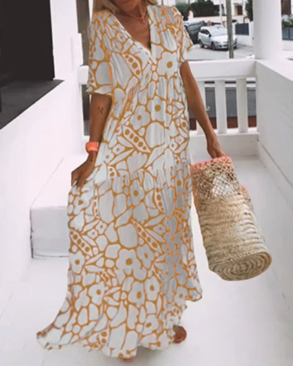 LB | Sukienka maxi Botanical Breeze