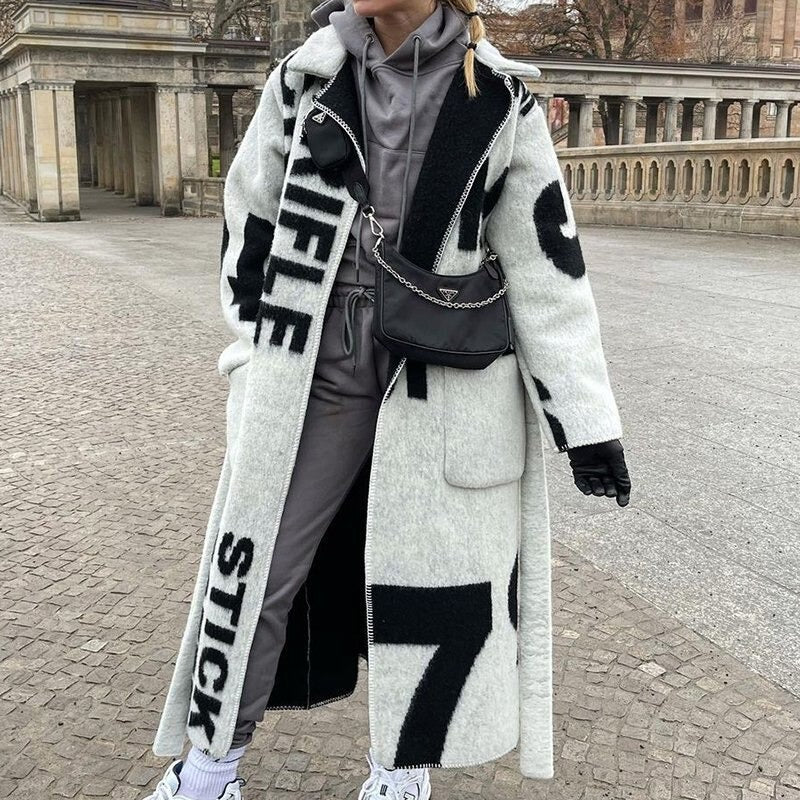 LB | Stylowy i elegancki płaszcz zimowy