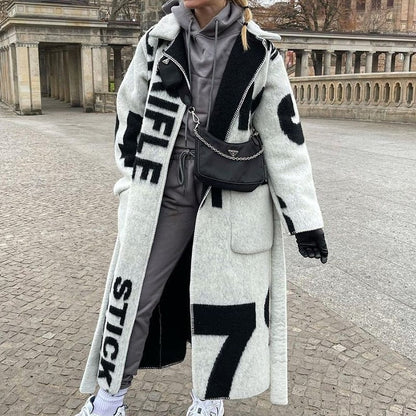 LB | Stylowy i elegancki płaszcz zimowy