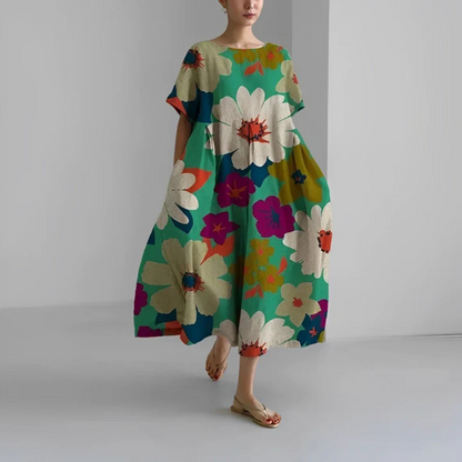 LB | Boho sukienka midi dla kobiet | Midi