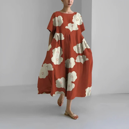 LB | Boho sukienka midi dla kobiet | Midi