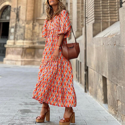 LB | Nadmorski urok boho maxi sukienka
