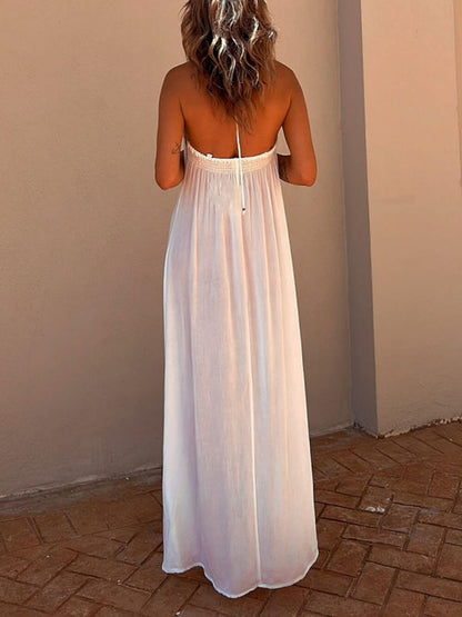 LB | Neckholder Casual Resort Maxi Dress