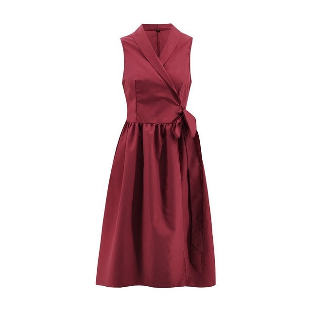 LB | Elegancka kopertowa sukienka midi