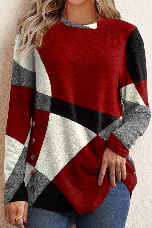 AS | Luźny i stylowy top zimowy
