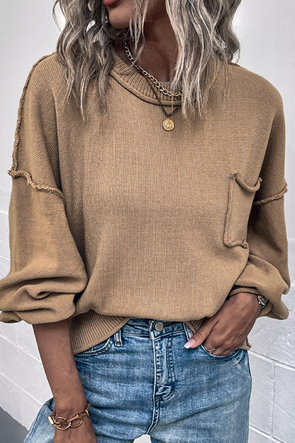 AS | Luźny i stylowy top zimowy